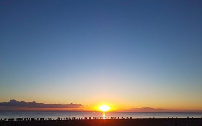 石津浜からの初日の出